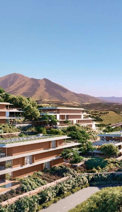 Image 9-7-25 at 15.37 A beautiful Casares development with a high angle view